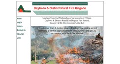 Desktop Screenshot of daybororuralfire.com.au